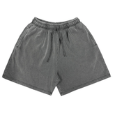 Distressed Fuzzy Snow Wash Vintage Shorts - COPPING THREADS - CT Basics